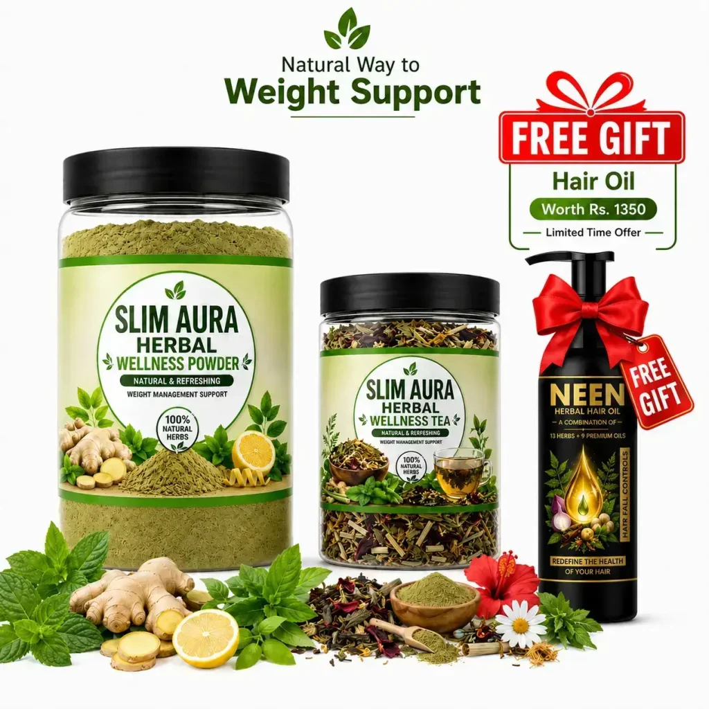 Slim Aura Herbal Powder and Kehwa
